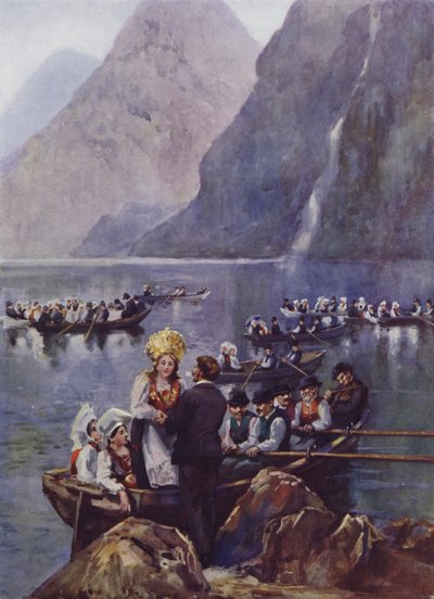 結婚式の行列、ノルウェー 作： English School